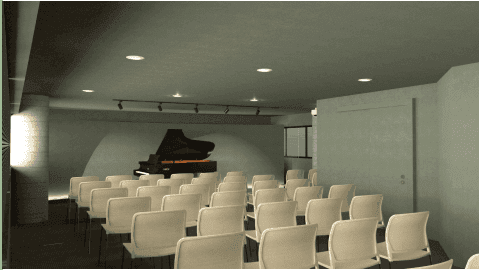 Interior do Centro Cultural Talita Gondim